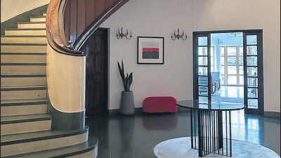Within these curved walls and shaded windows, Ambedkar helped shape the Indian Constitution for the next four years. (Mayank Austen Soofi) Within these curved walls and shaded windows, Ambedkar helped shape the Indian Constitution for the next four years. (Mayank Austen Soofi)