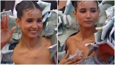 Nancy Tyagi walks the red carpet at the Cannes film Festival. Nancy Tyagi walks the red carpet at the Cannes film Festival.