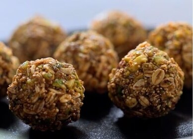 The pick me up balls are packed with crunchy flavours. (PC: American pistachios )