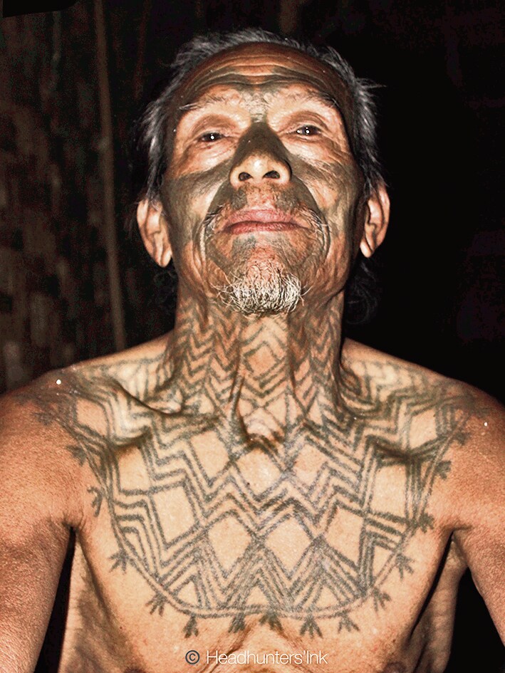 Younger people weren’t opting for the traditional patterns, which typically cover parts of the face, chest, neck, arms and legs. (Headhunters’ Ink) Younger people weren’t opting for the traditional patterns, which typically cover parts of the face, chest, neck, arms and legs. (Headhunters’ Ink)