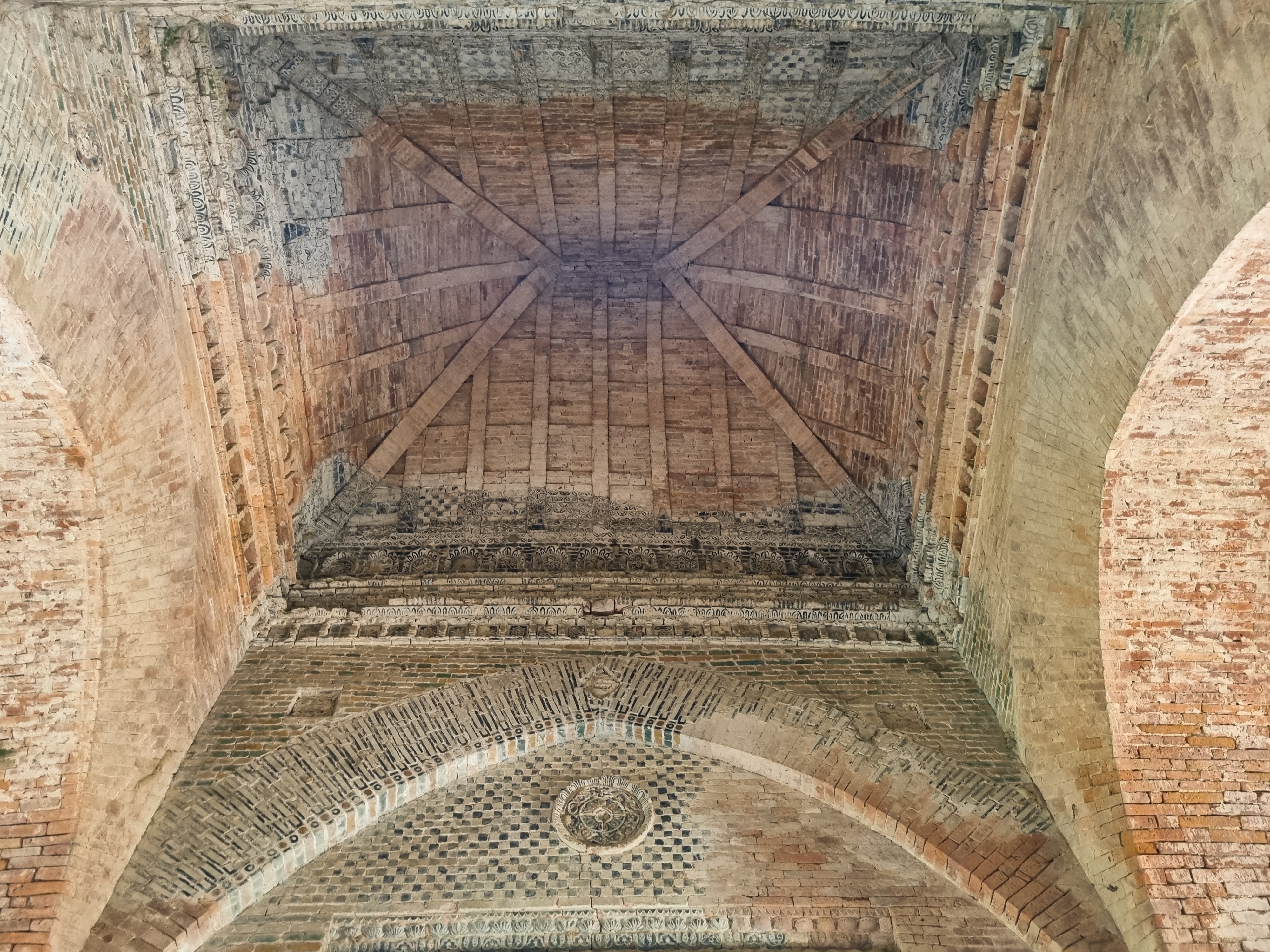 The roof of the Lotton Mosque. (Leah Verghese)