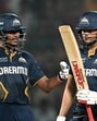 Gujarat Titans skipper Shubman Gill (93*) and Sai Sudharsan (108*) during their unbroken 205-run stand that secured a 10-wicket win over Delhi Capitals in New Delhi on Sunday. (AFP) Gujarat Titans skipper Shubman Gill (93*) and Sai Sudharsan (108*) during their unbroken 205-run stand that secured a 10-wicket win over Delhi Capitals in New Delhi on Sunday. (AFP)