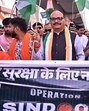 Uttar Pradesh deputy CM Brajesh Pathak led the yatra from Sant Nirankari Ashram in Cantt assembly area in Lucknow. (Sourced) Uttar Pradesh deputy CM Brajesh Pathak led the yatra from Sant Nirankari Ashram in Cantt assembly area in Lucknow. (Sourced)