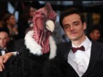 This giant 'bird' raised many questions on the Cannes Film Festival red carpet on Saturday. This giant 'bird' raised many questions on the Cannes Film Festival red carpet on Saturday.