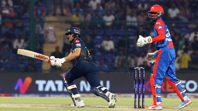 Meanwhile, skipper Shubman Gill also was unbeaten at 93* off 53 deliveries. (Surjeet Yadav)