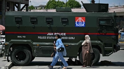 Jammu and Kashmir Police conducted raids at multiple locations targeting houses of overground workers and relatives of terrorists operating from Pakistan and Pakistan-occupied Kashmir. (AFP/Representative)