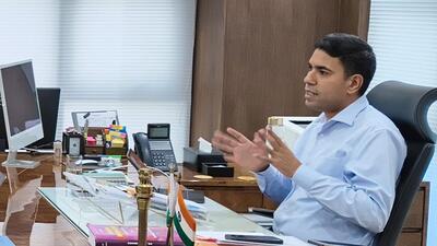 Municipal Corporation of Gurugram (MCG) commissioner Pradeep Dahiya. (Parveen Kumar/HT Photo) Municipal Corporation of Gurugram (MCG) commissioner Pradeep Dahiya. (Parveen Kumar/HT Photo)
