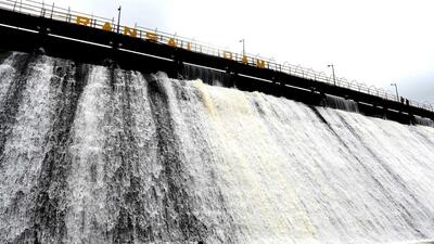 Navi Mumbai, India - July 20, 2021:Ransai Dam at Uran in Raigad in Navi Mumbai, India, on Tuesday, July 20, 2021. (Photo by Bachchan Kumar/ HT PHOTO) (HT PHOTO) Navi Mumbai, India - July 20, 2021:Ransai Dam at Uran in Raigad in Navi Mumbai, India, on Tuesday, July 20, 2021. (Photo by Bachchan Kumar/ HT PHOTO) (HT PHOTO)