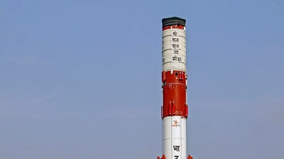 According to ISRO's Chairman V Narayanan, the Polar Satellite Launch Vehicle is a 4-stage rocket and the first two stages were normal. (ISRO)