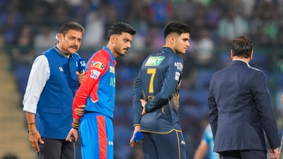 The match began with GT captain Gill winning the toss and opting to bowl. (PTI)