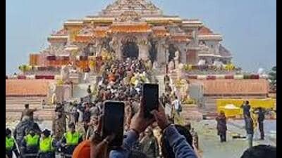 Prime Minister Narendra Modi had inaugurated the Ram Mandir on January 22, 2024. The ground floor of the Ram temple has an idol of Ram Lalla (the child Ram), the presiding deity of the shrine. (HT file) Prime Minister Narendra Modi had inaugurated the Ram Mandir on January 22, 2024. The ground floor of the Ram temple has an idol of Ram Lalla (the child Ram), the presiding deity of the shrine. (HT file)