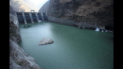 The project was damaged in floods from the Beas river on July 9 and July 10, 2023. (HT File)