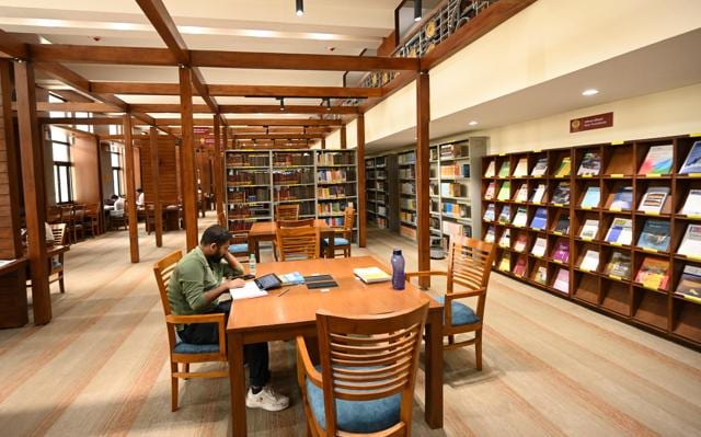 The Sapru House Library. (Arvind Yadav/HT Photo) The Sapru House Library. (Arvind Yadav/HT Photo)