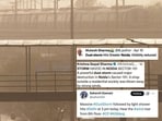 Walking amid the haze are some commuters on a foot overbridge, in Gurugram. NCR residents have been frequently sharing their dust storm woes on X. Walking amid the haze are some commuters on a foot overbridge, in Gurugram. NCR residents have been frequently sharing their dust storm woes on X.