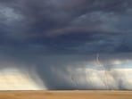 A tornado warning was issued for Greensburg and Haviland in Kansas