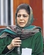 Peoples Democratic Party (PDP) president Mehbooba Mufti (HT File)