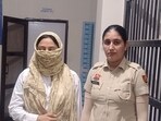 Travel blogger Jyoti Malhotra in the custody of Hisar police.