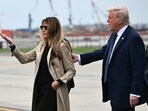 US President Donald Trump and First Lady Melania Trump US President Donald Trump and First Lady Melania Trump