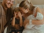 Emilie Kiser family: The photo features TikTok influencer with her husband and their two kids. Emilie Kiser family: The photo features TikTok influencer with her husband and their two kids.