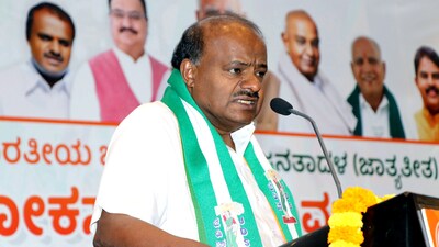 Former Karnataka CM HD Kumaraswamy (ANI)