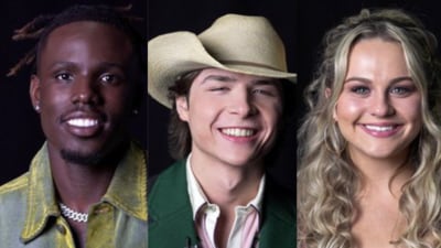 All three American Idol finalists (X) All three American Idol finalists (X)