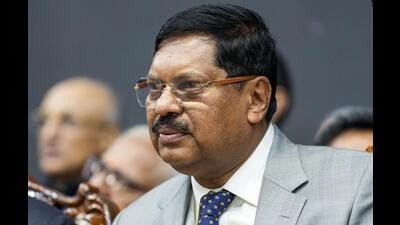 Chief Justice of India BR Gavai in Mumbai on Sunday. (PTI Photo) Chief Justice of India BR Gavai in Mumbai on Sunday. (PTI Photo)