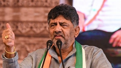 Karnataka deputy chief minister DK Shivakumar. (PTI) Karnataka deputy chief minister DK Shivakumar. (PTI)