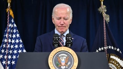 Joe Biden's cancer has reached his bones, said his office. (File/AFP) Joe Biden's cancer has reached his bones, said his office. (File/AFP)