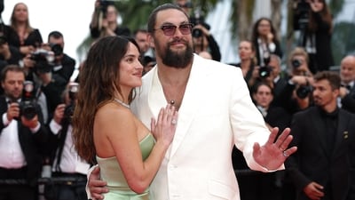 US actress Adria Arjona and US actor Jason Momoa arrive for the screening of the film "Splitsville" at the 78th edition of the Cannes Film Festival in Cannes, southern France, on May 19, 2025. (Photo by Valery HACHE / AFP) (AFP) US actress Adria Arjona and US actor Jason Momoa arrive for the screening of the film "Splitsville" at the 78th edition of the Cannes Film Festival in Cannes, southern France, on May 19, 2025. (Photo by Valery HACHE / AFP) (AFP)