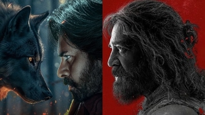 Pawan Kalyan and Kamal Haasan in stills from Hari Hara Veera Mallu and Thug Life. Pawan Kalyan and Kamal Haasan in stills from Hari Hara Veera Mallu and Thug Life.