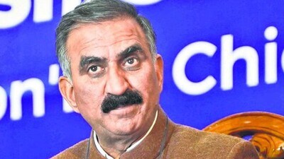Himachal chief minister Sukhvinder Singh Sukhu (HT File) Himachal chief minister Sukhvinder Singh Sukhu (HT File)
