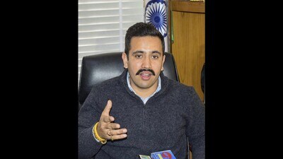 Himachal public works minister Vikramaditya Singh (HT File)