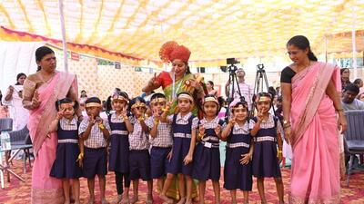 Opening of Anganwadi Learning lab at Rayate Village Kalyan in February this year Opening of Anganwadi Learning lab at Rayate Village Kalyan in February this year