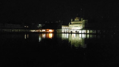 View of the Golden Temple during a partial blackout. (PTI) View of the Golden Temple during a partial blackout. (PTI)