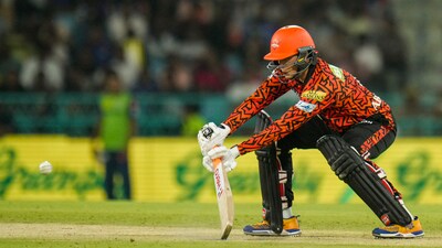 Abhishek Sharma slammed 59 runs off 20 balls. (PTI) Abhishek Sharma slammed 59 runs off 20 balls. (PTI)
