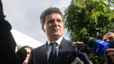 The centrist mayor of Bucharest Nicusor Dan won Romania's presidential runoff on Sunday (Bloomberg)