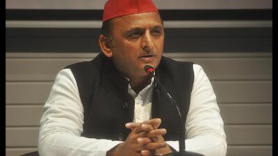Samajwadi Party chief Akhilesh Yadav. (HT file)