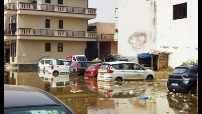 The civic body is expected to issue a public bulletin this week, detailing the list of waterlogging sites and steps taken so far. (HT PHOTO) The civic body is expected to issue a public bulletin this week, detailing the list of waterlogging sites and steps taken so far. (HT PHOTO)