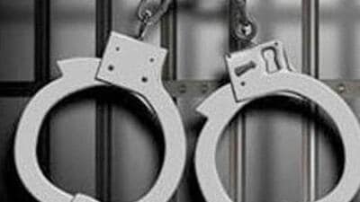 The largest crackdown took place at Sri Guru Harkrishan Senior Secondary Public School, Sector 40-C, Chandigarh, where 12 people, including three women, were arrested for using electronic devices during the exam. An FIR was registered at the Sector 39 police station. (HT Photo) The largest crackdown took place at Sri Guru Harkrishan Senior Secondary Public School, Sector 40-C, Chandigarh, where 12 people, including three women, were arrested for using electronic devices during the exam. An FIR was registered at the Sector 39 police station. (HT Photo)
