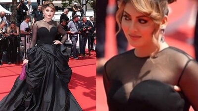 Urvashi Rautela's wardrobe malfunction at Cannes 2025 grabs eyeballs (Photos: Instagram/urvashirautela, X) Urvashi Rautela's wardrobe malfunction at Cannes 2025 grabs eyeballs (Photos: Instagram/urvashirautela, X)