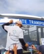 A bus with a media sticker on it in Manipur. (Sourced photo)