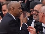 Denzel Washington got into an argument with a photographer at Cannes. Denzel Washington got into an argument with a photographer at Cannes.