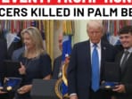 Trump awards medals of sacrifice posthumously to officers killed in Palm beach Trump awards medals of sacrifice posthumously to officers killed in Palm beach