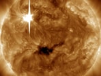 NASA's Solar Dynamics Observatory recently captured the most powerful solar outburst of 2025 from a newly formed sunspot region.