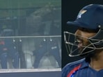 Nicholas Pooran was dismissed for 45 off 26 Nicholas Pooran was dismissed for 45 off 26