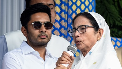 TMC national general secretary Abhishek Banerjee (L) with Mamata Banerjee. (ANI file photo) TMC national general secretary Abhishek Banerjee (L) with Mamata Banerjee. (ANI file photo)