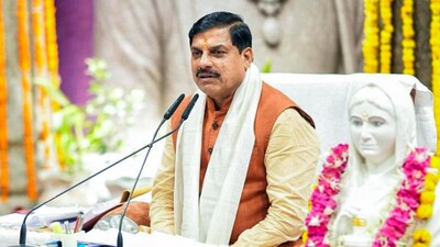 Madhya Pradesh Chief Minister Mohan Yadav addresses a cabinet meeting, at Rajwada in Indore on Tuesday.M (ANI) Madhya Pradesh Chief Minister Mohan Yadav addresses a cabinet meeting, at Rajwada in Indore on Tuesday.M (ANI)