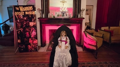 Annabelle scare continues:: Residents in the vicinity of the event site have reportedly reported strange noises, changes in pet behavior, and electricity disruptions. (X@abnormalvic) Annabelle scare continues:: Residents in the vicinity of the event site have reportedly reported strange noises, changes in pet behavior, and electricity disruptions. (X@abnormalvic)