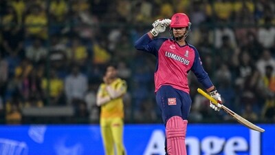 Vaibhav Suryavanshi sparkled with a 33-ball 57 as Rajasthan Royals beat Chennai Super Kings by six wickets to end an otherwise disappointing campaign in the Indian Premier League on a positive note. (AFP) Vaibhav Suryavanshi sparkled with a 33-ball 57 as Rajasthan Royals beat Chennai Super Kings by six wickets to end an otherwise disappointing campaign in the Indian Premier League on a positive note. (AFP)
