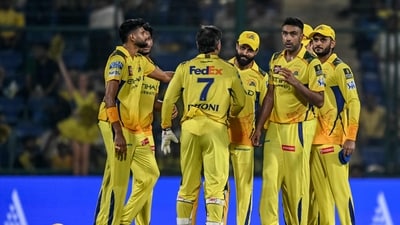 Ravichandran Ashwin was the pick of the bowlers for Chennai Super Kings as he claimed the big wickets of Vaibhav Suryavanshi and Sanju Samson. (AFP) Ravichandran Ashwin was the pick of the bowlers for Chennai Super Kings as he claimed the big wickets of Vaibhav Suryavanshi and Sanju Samson. (AFP)